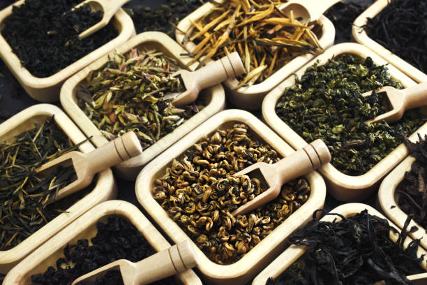 istock Colorful mix of tea varieties 1463432263