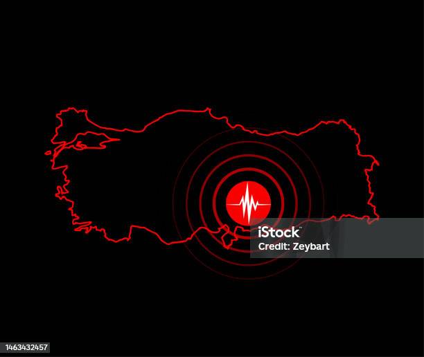 Turkey East Earthquake向量圖形及更多瓦礫圖片 - 瓦礫, 地圖, 地震