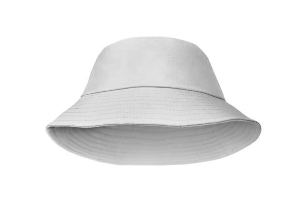 istock white bucket hat isolated on white background 1463440495