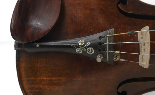 istock Close-up of a Violin 1463449043