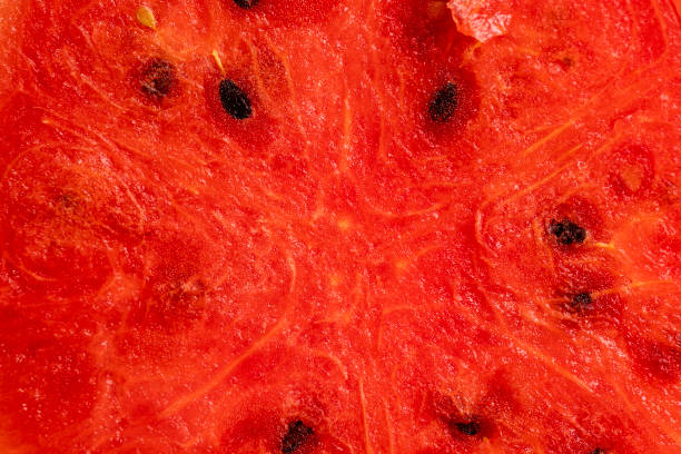 istock Ripe red watermelon with black seeds 1463452255