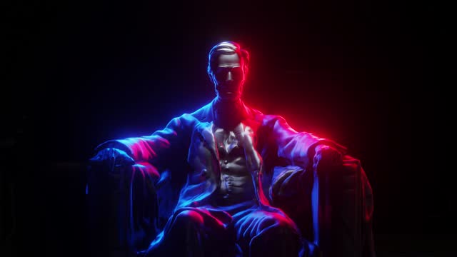 3D Abraham Lincoln statue
