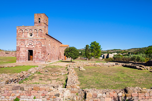 Romanesque Church of Nostra Signora di Tergu, the church of the village of Tergu, dating back to the 12th-century with the remains of the annexed abbey