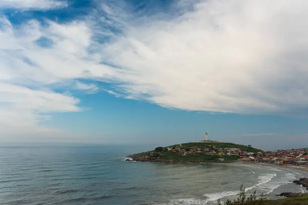 Photo of Farol de Santa Marta - Laguna - SC. Scenic landscape of Cape Santa Marta village in Laguna - Santa Catarina  Brazil