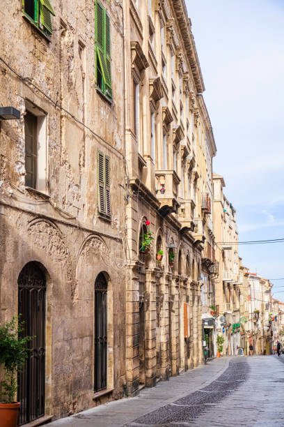 istock Corso Vittorio Emanuele II in Sassari - Sardinia 1463463393