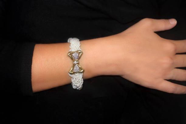 istock A lady's arm wearing a bracelet 1463465621