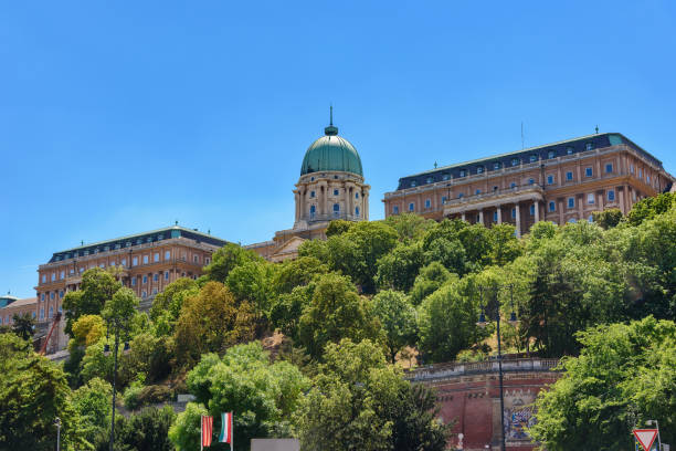 deli rondella, mittelalterliche befestigungsanlagen der budaer burg (königsburg) auf dem burgberg. budapester königspalast. - nobility royal palace of buda budapest palace stock-fotos und bilder