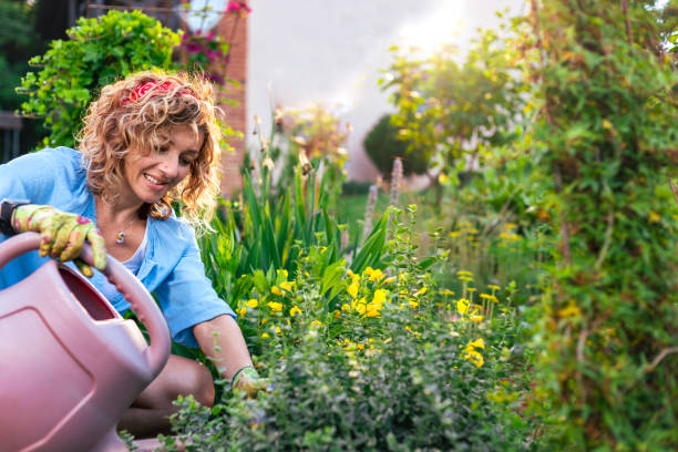 istock Woman working in the garden 1463482514
