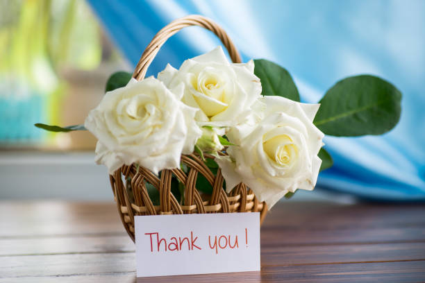 istock bouquet of beautiful white roses on table 1463489132