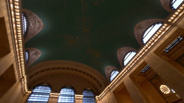 Grand Central Terminal in New York City in 4k slow motion 60fps