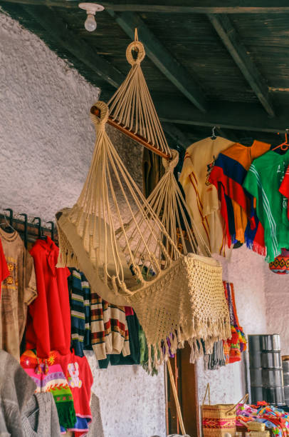 istock Hammock hanging on the wall of a store 1463502227