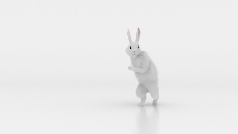 Dancing White Rabbit - Alpha Channel in a separate file in the same series