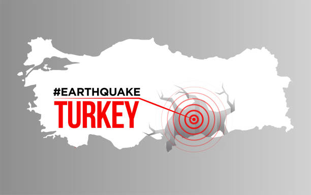 erdbeben in der türkei. - erdbeben türkei stock-grafiken, -clipart, -cartoons und -symbole