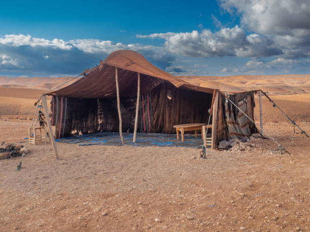 istock Old tent berber in Agafay desert in Marrakech Morocco 1463515632