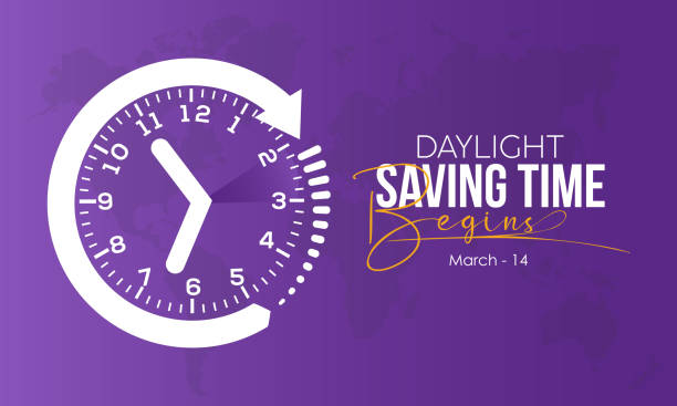 istock warming darkness fall concept banner design of Daylight Saving Time begins observed on March 14 1463531137