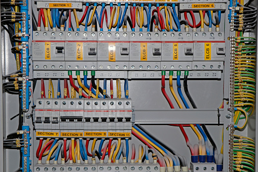 Low or high Voltage Control Panel Distribution Metering Control Box