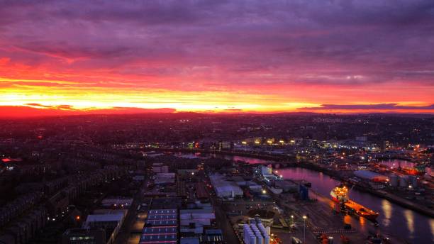istock Purple Skies Over Aberdeen 1463539822