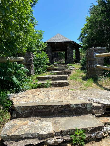 istock Stone Gazebo at Mt. Magazine State Park, Arkansas 1463551092