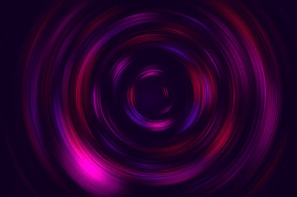 istock Abstract pink and purple circular waves background 1463555051