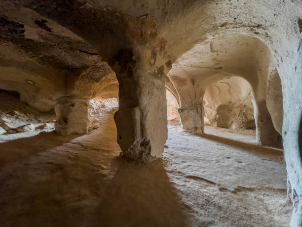 istock Arches inside the Zelve Monastery in Cappadocia 1463559903
