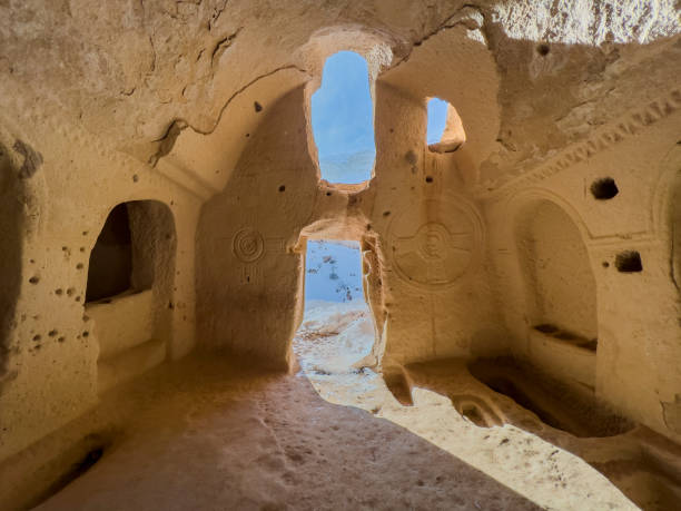 istock Chuch inside the Zelve Monastery in Cappadocia 1463559953
