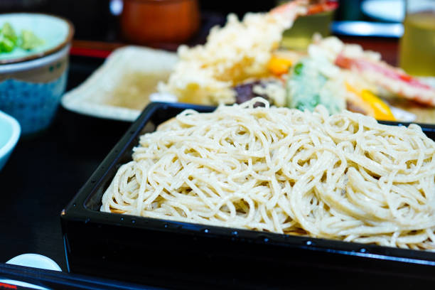 Zaru Soba, Japanese cold soba noodles
