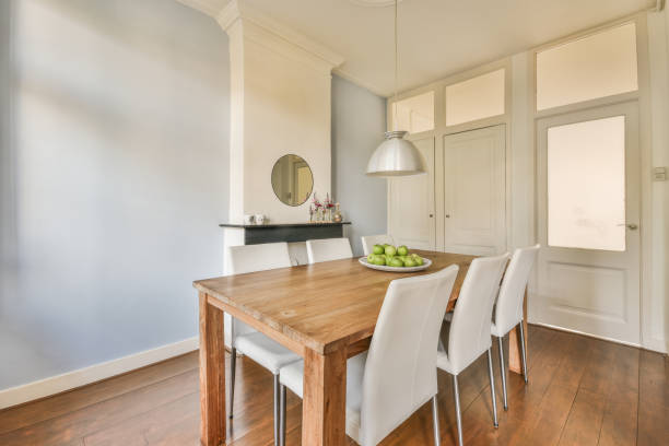 istock cozy dining room near kitchen 1463598540