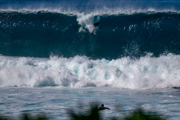 istock Surfer on a late drop at Pipeline Oahu 1463598590