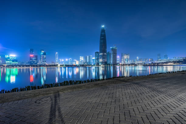 istock shenzhen city skyline at night 1463603723