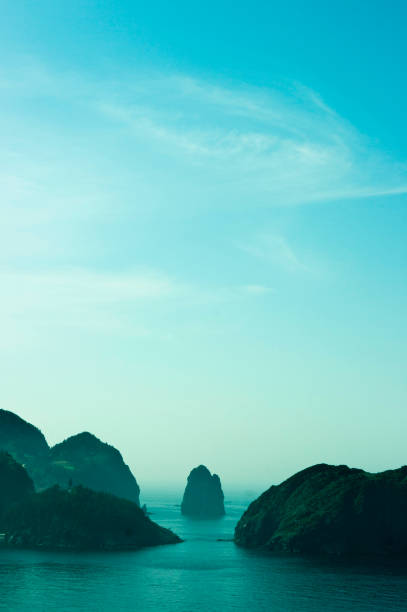 A small island in the middle of a stone island on Ulleungdo
