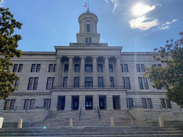 tennessee state capitol - nashville tennessee state capitol building federal building photos et images de collection