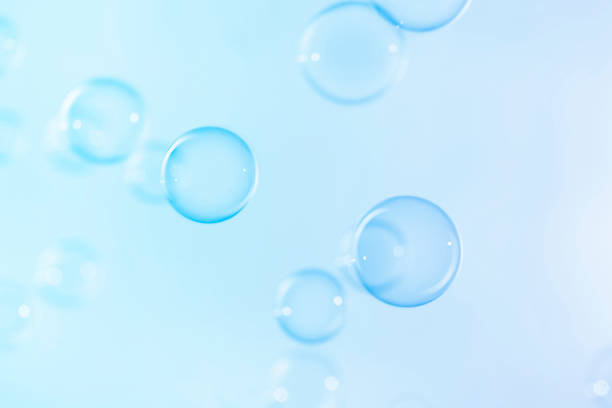 istock Beautiful Blue Soap Bubbles Abstract Background. Soap Sud Bubbles Water. 1463643191
