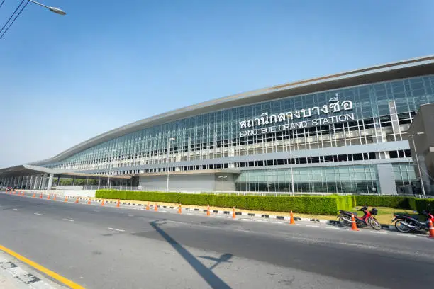 Photo of Bang Sue Railway Station It is the largest central station in Southeast Asia. With up to 26 platforms