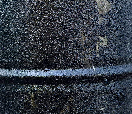 oil stain on oil tank full background