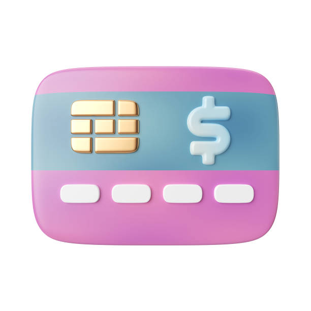 istock Credit Card 3D Illustration Icon 1463669017