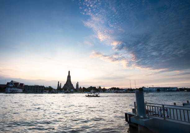 istock Wat Arun at sunset,along the Chao Phraya river,Bangkok,Thailand. 1463677622