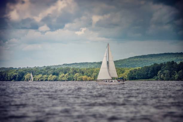istock Closeup of a boat in the water 1463696408