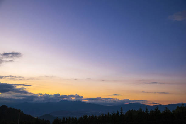 istock Sunset in Guatemala, pollution-free sky. 1463697645