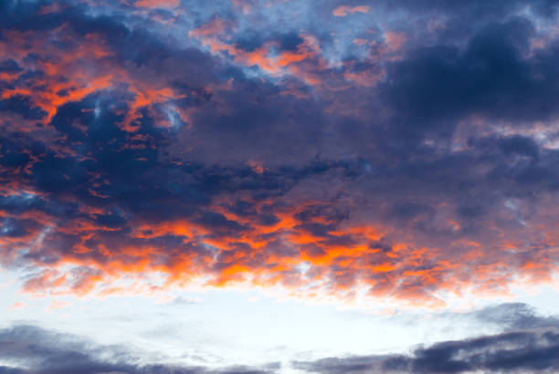 istock Sunset in Guatemala, pollution-free sky and multicolored clouds. 1463700259