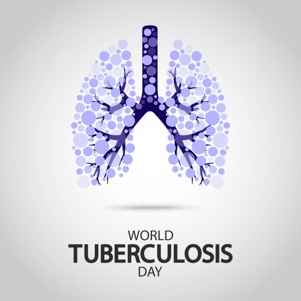 World Tuberculosis Day. Vector Illustration of World Tuberculosis Day. pulmonary artery stock illustrations