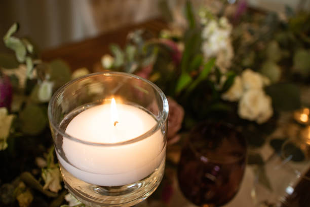 istock Vintage decorated table for a wedding event 1463709399