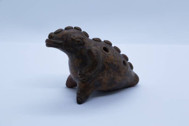 istock Dragon toy in white background 1463711051