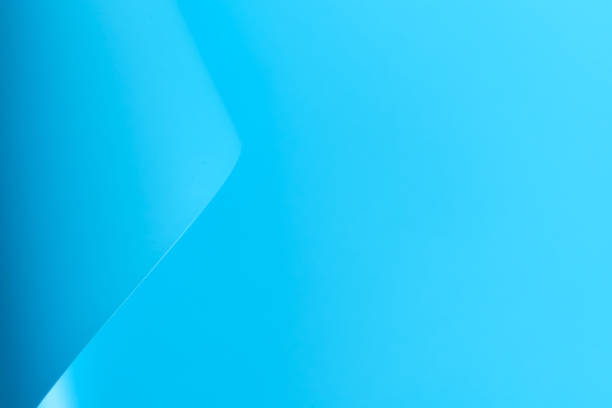 istock Abstract blue geometry background with copy space. Top view. Close-up image. Concepts: origami, color, lines and geometry. 1463713841