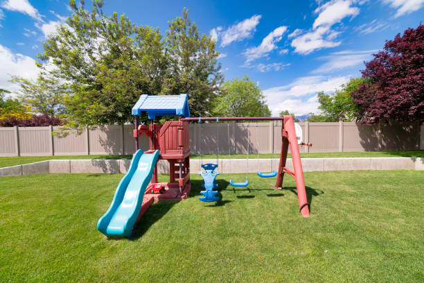 istock Small playground in a house yard in Utah 1463722462