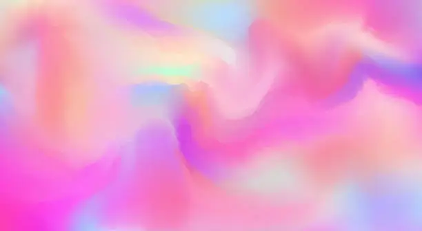 Vector illustration of Abstract multi colored watercolour blurred gradient fluid background design