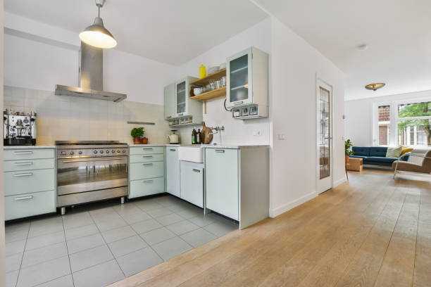 istock Interior design and decoration of a modern kitchen 1463727041
