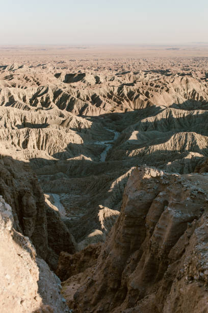 Vertical shot of the Anza-Borrego Desert Park (Fonts Point) in southern California, United States A vertical shot of the Anza-Borrego Desert Park (Fonts Point) in southern California, United States fonts point photos stock pictures, royalty-free photos & images