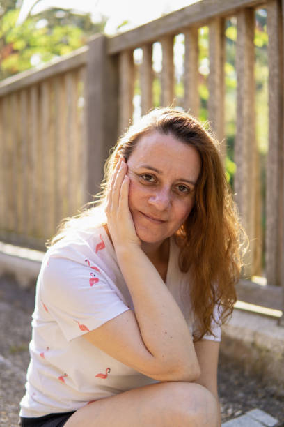 istock Middle-aged Spanish woman looking at the camera and smiling 1463749051