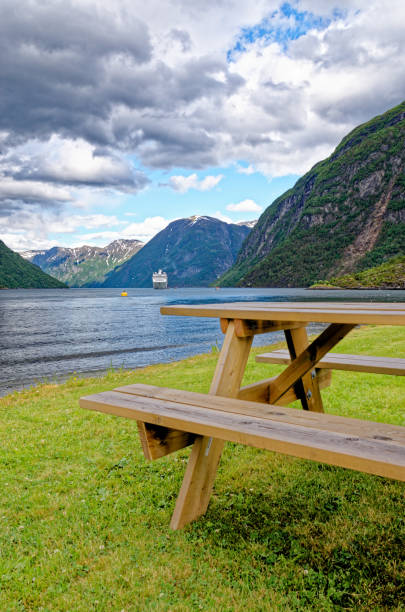 istock MSC Lirica Cruise ship in Norwegian Fjords - Hellesylt 1463757066