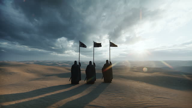 Crusades and Desert animation in 3D